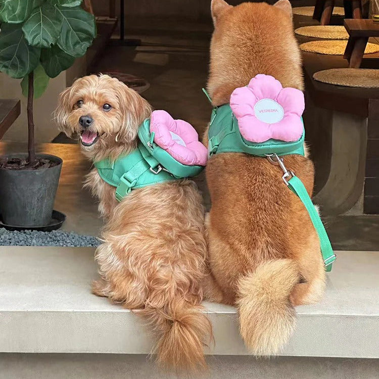 Vetreska - Flora Pet Backpack & Harness 3 in 1 Set - OCC LIFE