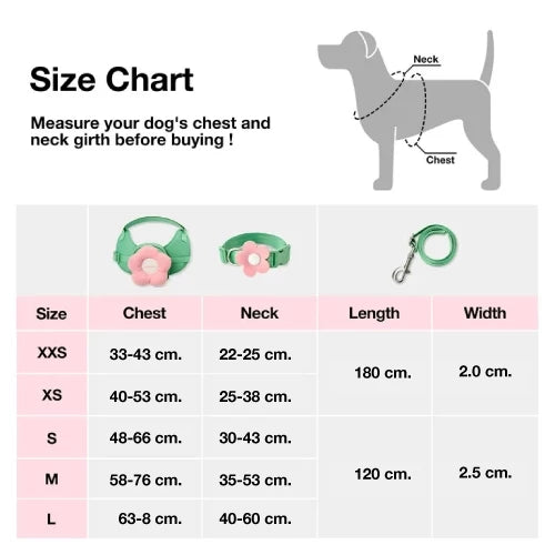 Vetreska - Flora Pet Backpack & Harness 3 in 1 Set - OCC LIFE